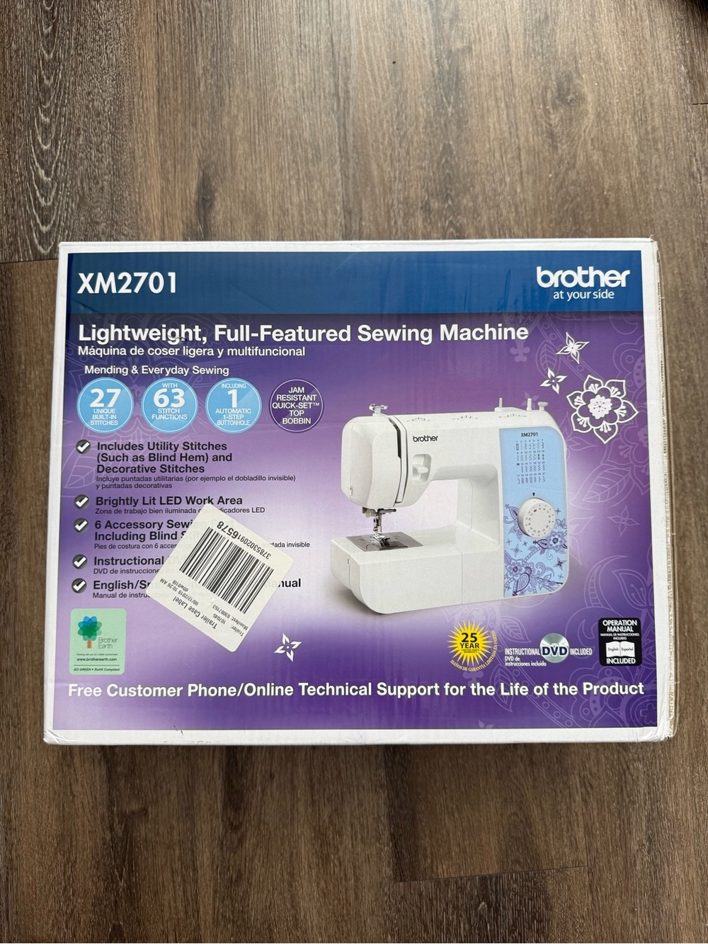 Brother XM2701 Sewing Machine NEW Factory Sealed 27 Stitches Full Featured NWB